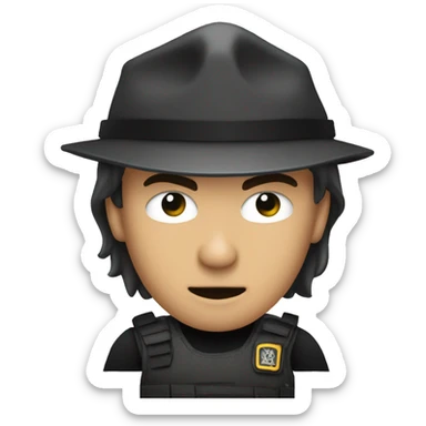 Vigilante de seguridad privada sticker