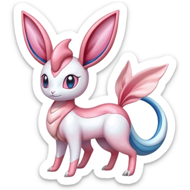 Shiny Sylveon-Milotic-hybrid sticker