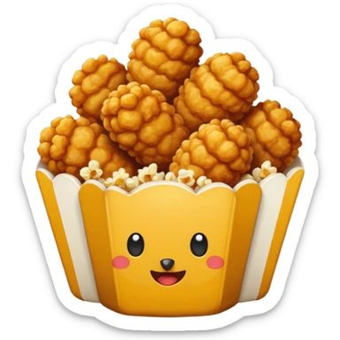 taiwanese popcorn chicken sticker