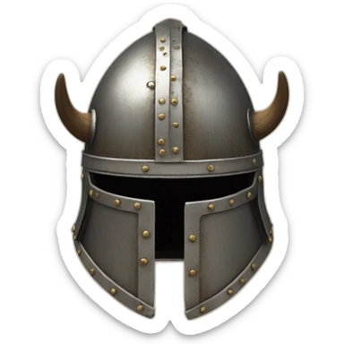 Viking-helmet-history-vendel sticker