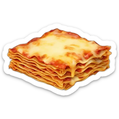 Lasagnes qui dort sticker