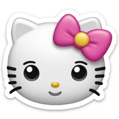 Hello kitty faır sticker