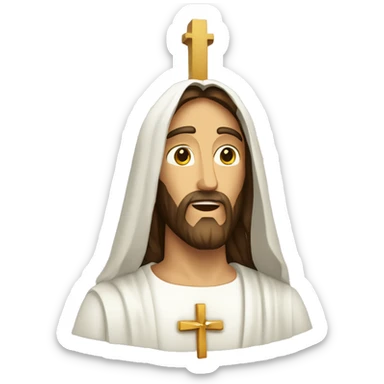 JesuCristo en domingo de ramos sticker