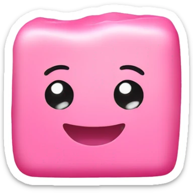 cute pink soap bar sticker