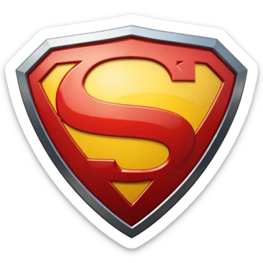 superman symbol sticker