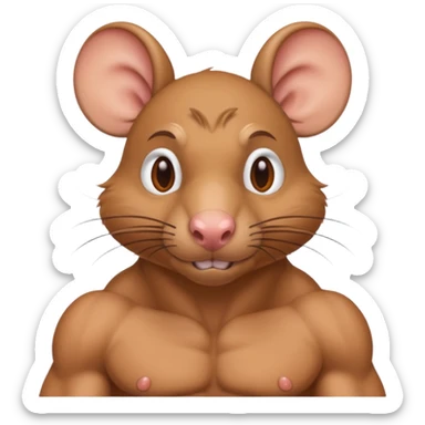Rato fortão sticker