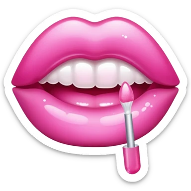 LIP  GLOSS sticker