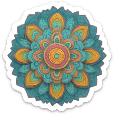 Mandala sticker