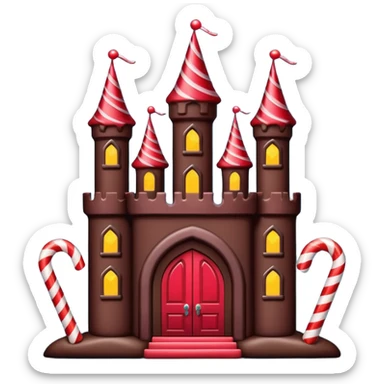 gloomy candy castle sticker