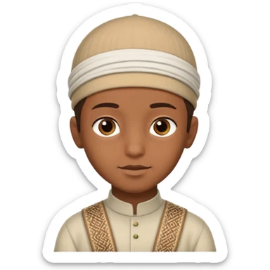 muslim boy guy kid sticker
