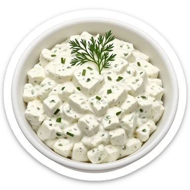 Cottage cheese dill tuna sticker