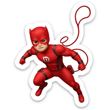 Daredevil with logo sticker