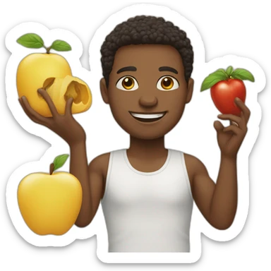 100% healthy way of living sticker