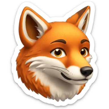 fox hangover sticker