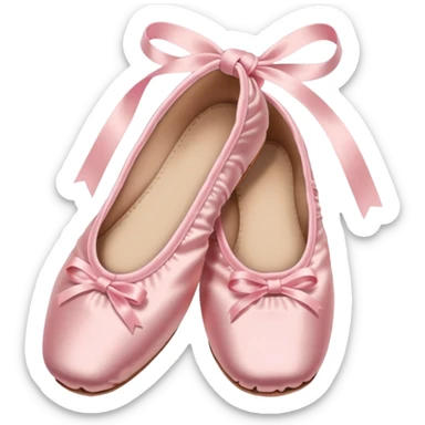 Ballet shoes sticker