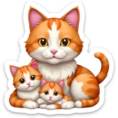 Cat nurses sticker