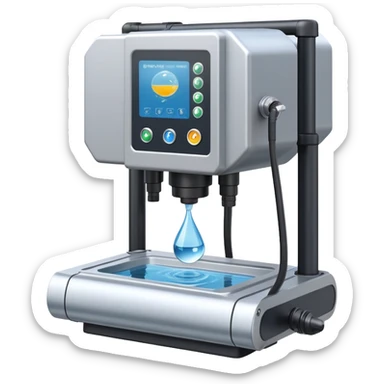 Water quality monitoring system with DUV photodetector sensor sticker