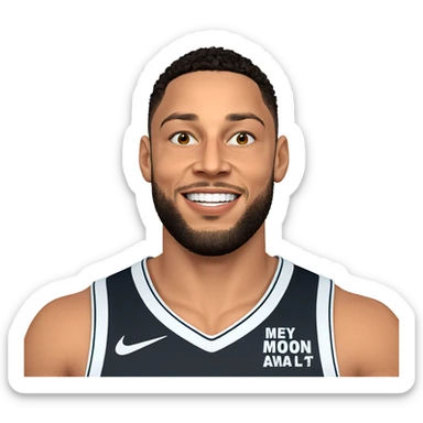 smiling boy in sportswear sticker