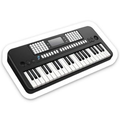 Teclado música básico sticker