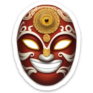 vishnumoorthi theyyam mask sticker