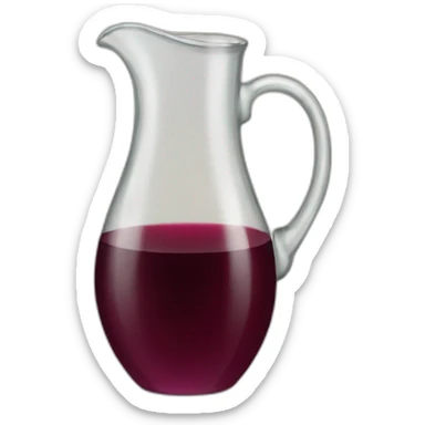 jug of wine sticker
