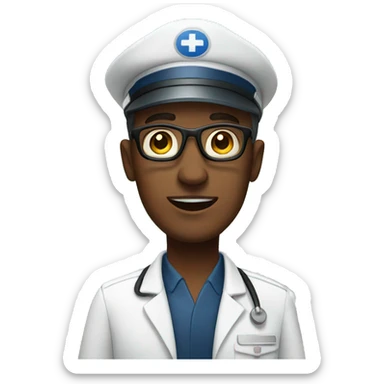 Ambulance driver on holiday  sticker