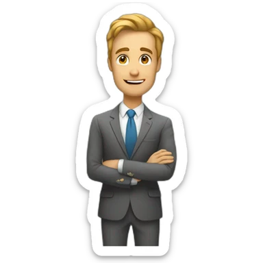 Real estate agent analyzing apartments sticker