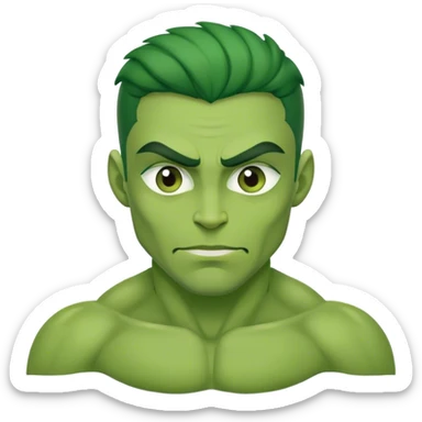 Hulk in love Hulk sticker