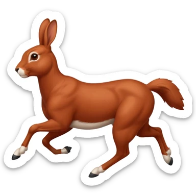 red hare sticker