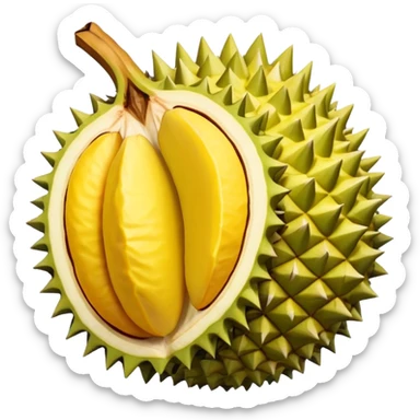 Durian citrus sticker