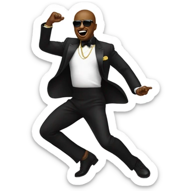 Mc Hammer dancing sticker