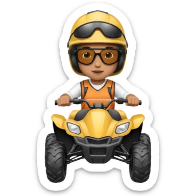 Atv ride sticker