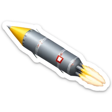 missile axonometry sticker