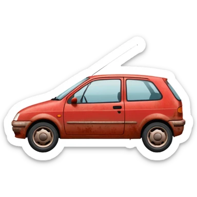 Ford fiesta 1998 MK4 old sticker