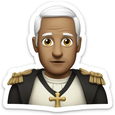 cross eyed William shake spear sticker