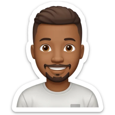 Turn the Photo of the big black dude on the end of the bed into an emoji sticker