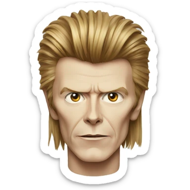 david bowie in labyrinth sticker