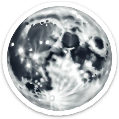 moon sticker