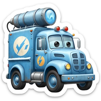  Mr. Freeze’s lightning Bug busters exterminators moving truck sticker