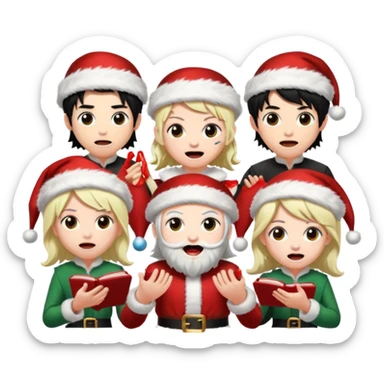 demon slayer jinglebells sticker