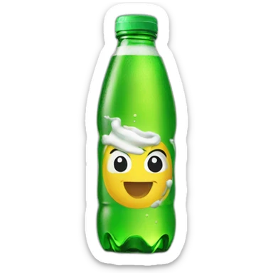 Sprite drink bottle sticker