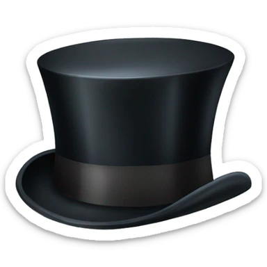 Sloppy drunk top hat glass of liquor sticker