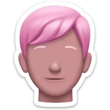 Audífonos con lazos rosa sticker