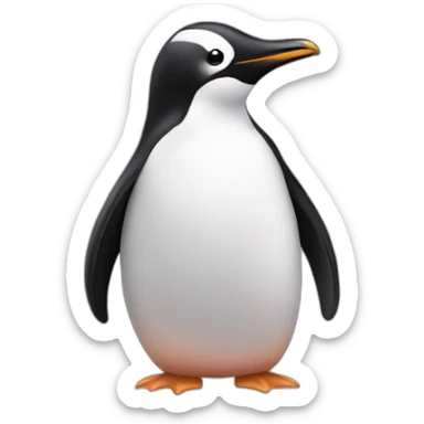 Pingüino rosa sticker
