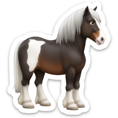Shire horse sticker