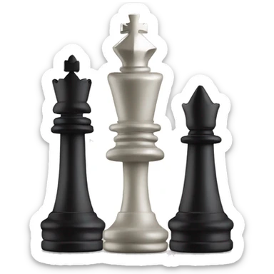 Twilight Inspired Emoji : Chess Pieces (King and Queen) – Inspired by the cover of Breaking Dawn, a king or queen chess piece could represent the theme of choices and the struggle for power. sticker