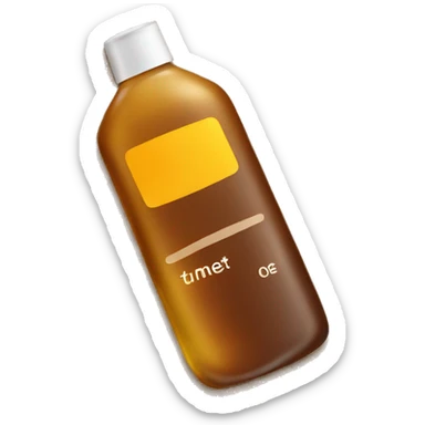 tanning oil sticker