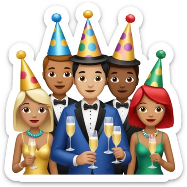 carnival full party sticker