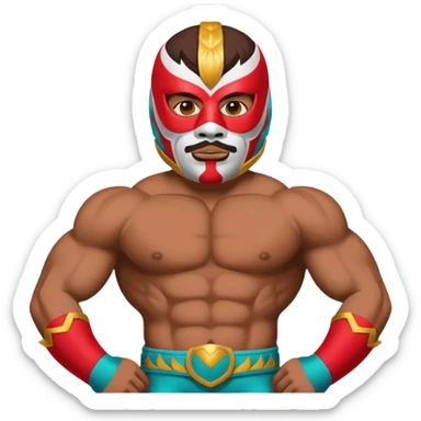 Luchador mexicano super muñeco  sticker