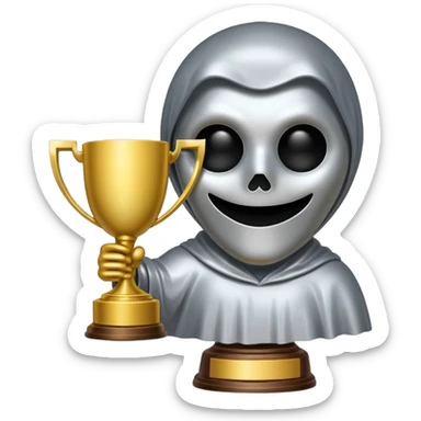 trofeu ghostface sticker